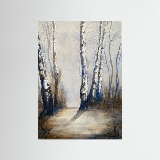 Konstprint " I en ljusglänta" (endast konstprint)