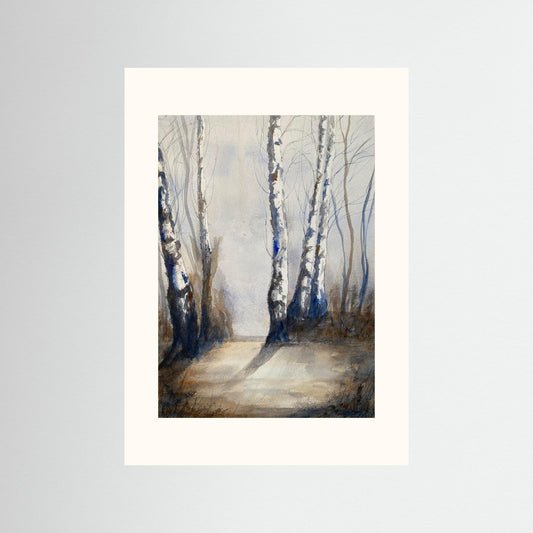 Konstprint "I en ljusglänta"